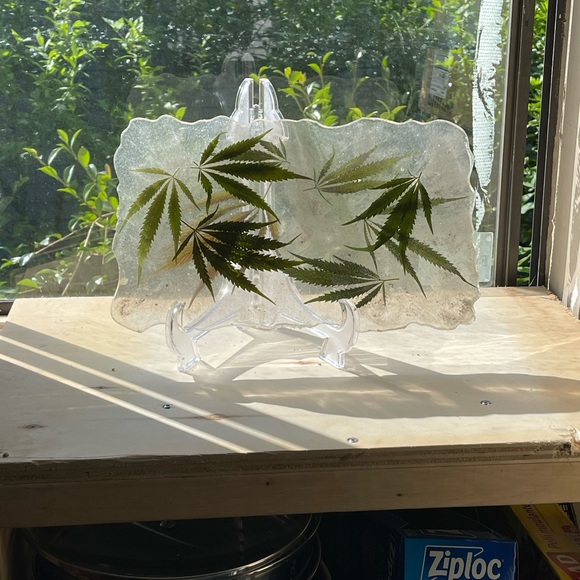 Air Elemental #2 - epoxy resin art/tray - Picture 2 of 6